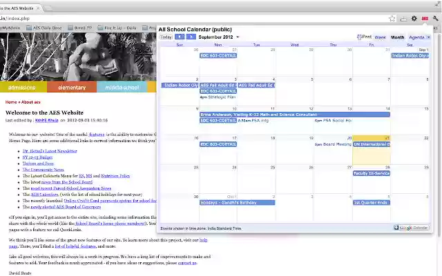 AES Calendar from Chrome web store to be run with OffiDocs Chromium online AES Calendar from Chrome web store to be run with OffiDocs Chromium online