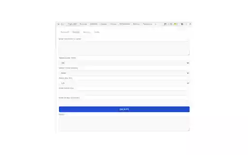 AES Crypto  from Chrome web store to be run with OffiDocs Chromium online