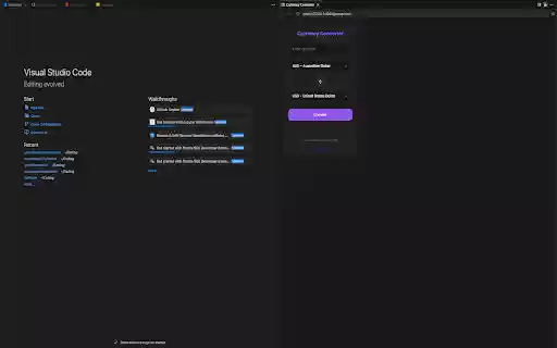 Aesthetic Currency Converter  from Chrome web store to be run with OffiDocs Chromium online