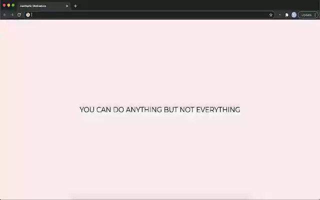 Aesthetic Motivation Extension by MeliiZa  from Chrome web store to be run with OffiDocs Chromium online