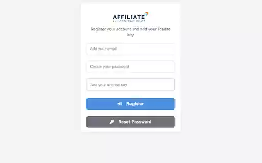 Affiliate Content Pilot  from Chrome web store to be run with OffiDocs Chromium online