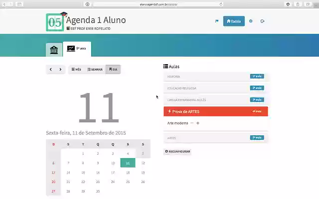 Agenda 1 para Alunos from Chrome web store to be run with OffiDocs Chromium online Agenda 1 para Alunos from Chrome web store to be run with OffiDocs Chromium online