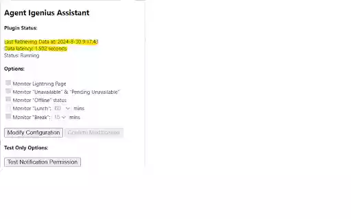 Agent Ingenius Assistant  from Chrome web store to be run with OffiDocs Chromium online