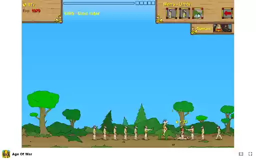 Age Of War Game Command your army from the Stone Age to the Future!  from Chrome web store to be run with OffiDocs Chromium online