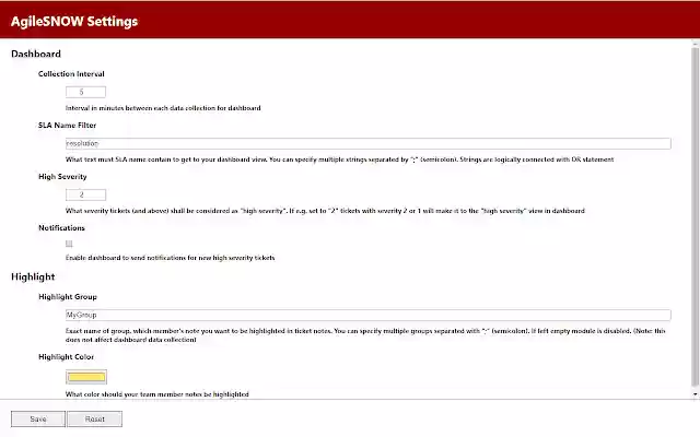 AgileSNOW Extension  from Chrome web store to be run with OffiDocs Chromium online