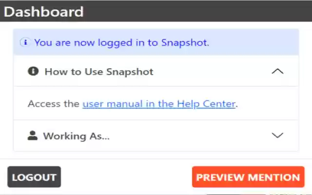 Agility PR Solutions Snapshot Monitoring+  from Chrome web store to be run with OffiDocs Chromium online
