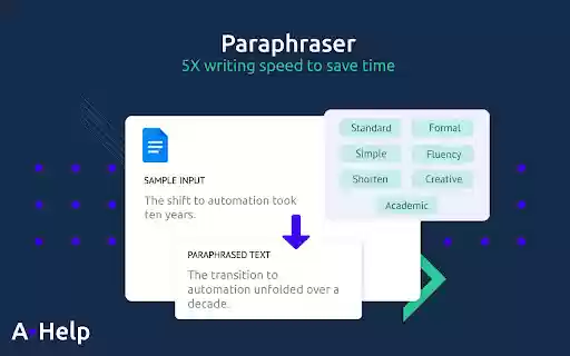 AHelp: AI Writing, Homework and Research  from Chrome web store to be run with OffiDocs Chromium online