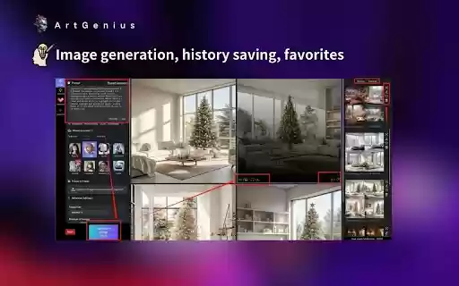 AI Art Generator Pro（Free） ArtGenius  from Chrome web store to be run with OffiDocs Chromium online