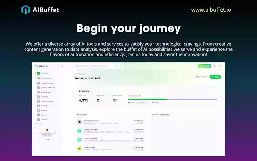 AI Buffet AI Article  Graphics Generator  from Chrome web store to be run with OffiDocs Chromium online