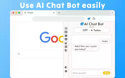 AI Chat Bot  from Chrome web store to be run with OffiDocs Chromium online