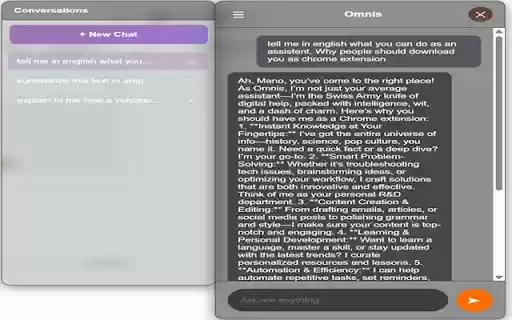 AI Chatbox  from Chrome web store to be run with OffiDocs Chromium online
