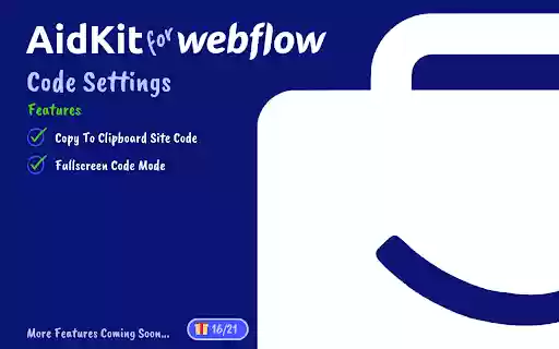 AidKit for Webflow  from Chrome web store to be run with OffiDocs Chromium online