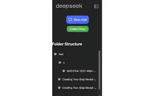 AI Folders  from Chrome web store to be run with OffiDocs Chromium online