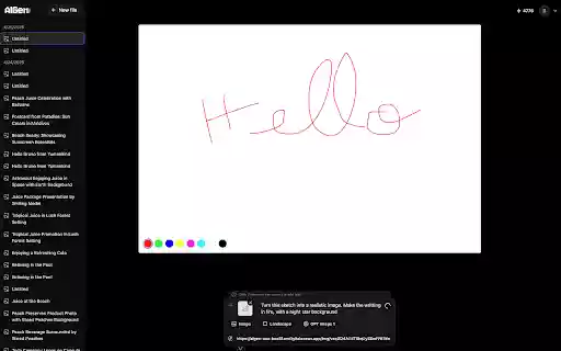 AIGen Image Editor  from Chrome web store to be run with OffiDocs Chromium online