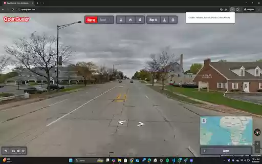 AI Geoguesser Guesser  from Chrome web store to be run with OffiDocs Chromium online