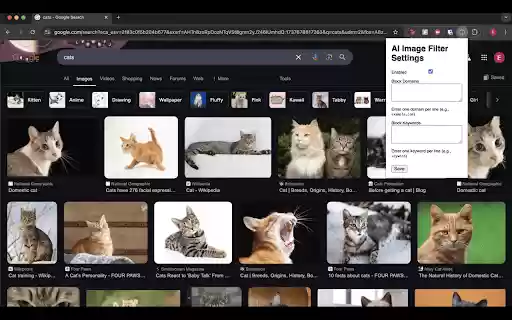 AI Image Filter  from Chrome web store to be run with OffiDocs Chromium online