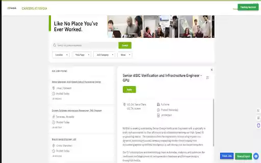 AI Job Tracker  from Chrome web store to be run with OffiDocs Chromium online