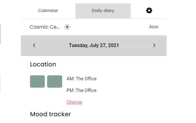 Aion  from Chrome web store to be run with OffiDocs Chromium online