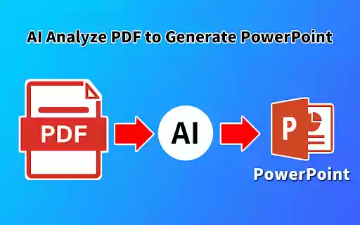 AI PowerPoint Maker Text, Video, PDF, Web Page to PPT  from Chrome web store to be run with OffiDocs Chromium online