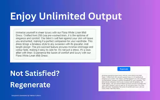 AI Product Description Generator  from Chrome web store to be run with OffiDocs Chromium online