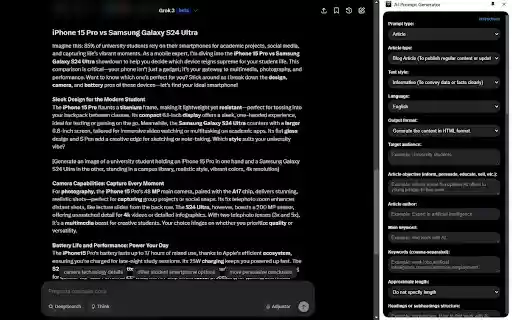AI Prompt Generator  from Chrome web store to be run with OffiDocs Chromium online