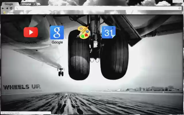 Airplane Wheels UP Chrome Browser Theme from Chrome web store to be run with OffiDocs Chromium online Airplane Wheels UP Chrome Browser Theme from Chrome web store to be run with OffiDocs Chromium online