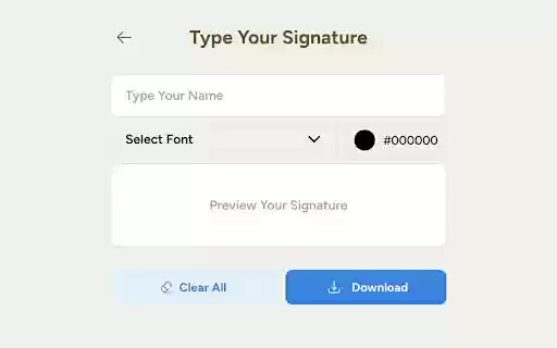 AI Signature Generator SignMaker  from Chrome web store to be run with OffiDocs Chromium online