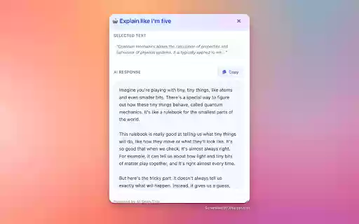 AI Snap This  from Chrome web store to be run with OffiDocs Chromium online