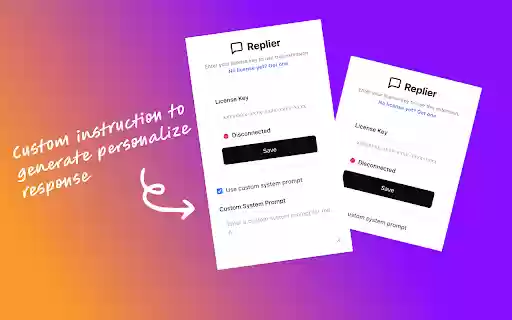 AI Social Replier GPT Response Generator  from Chrome web store to be run with OffiDocs Chromium online