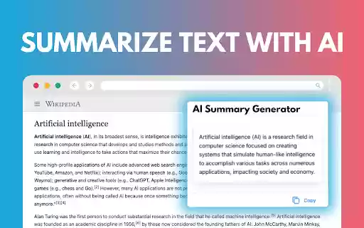 AI Summary Generator from Chrome web store to be run with OffiDocs Chromium online AI Summary Generator from Chrome web store to be run with OffiDocs Chromium online