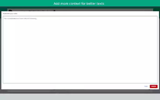 AI Typer  from Chrome web store to be run with OffiDocs Chromium online