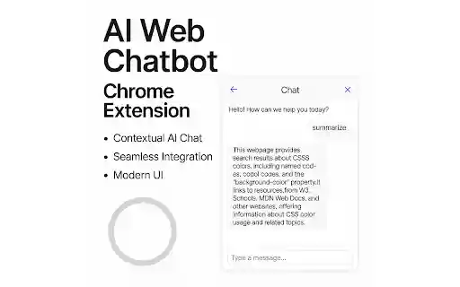 AI Web Chatbot  from Chrome web store to be run with OffiDocs Chromium online