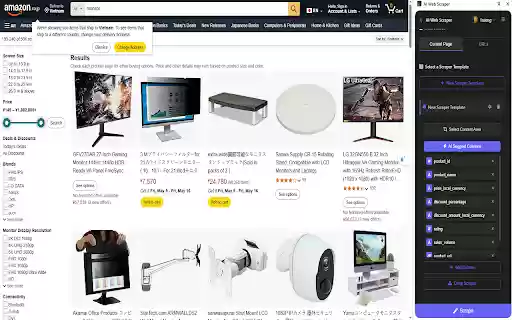 AI Web Scraper  from Chrome web store to be run with OffiDocs Chromium online