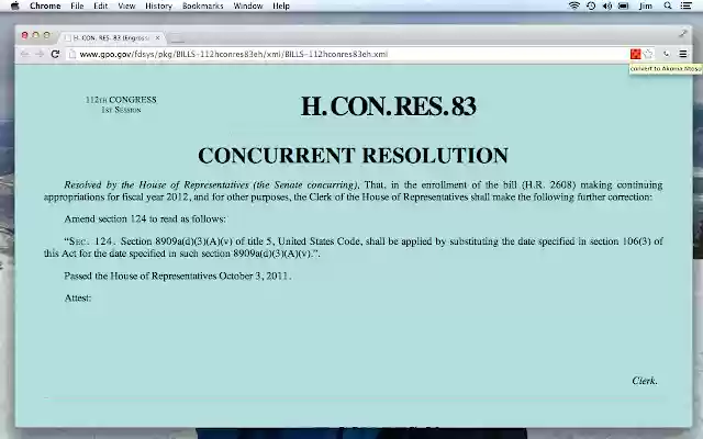 Akoma Ntoso Converter  from Chrome web store to be run with OffiDocs Chromium online
