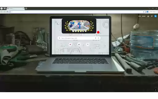 A Laptop on a Work Table from Chrome web store to be run with OffiDocs Chromium online A Laptop on a Work Table from Chrome web store to be run with OffiDocs Chromium online