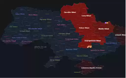 Alert in Ukraine  from Chrome web store to be run with OffiDocs Chromium online