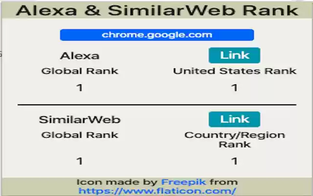 Alexa and similarWeb rank from Chrome web store to be run with OffiDocs Chromium online Alexa and similarWeb rank from Chrome web store to be run with OffiDocs Chromium online