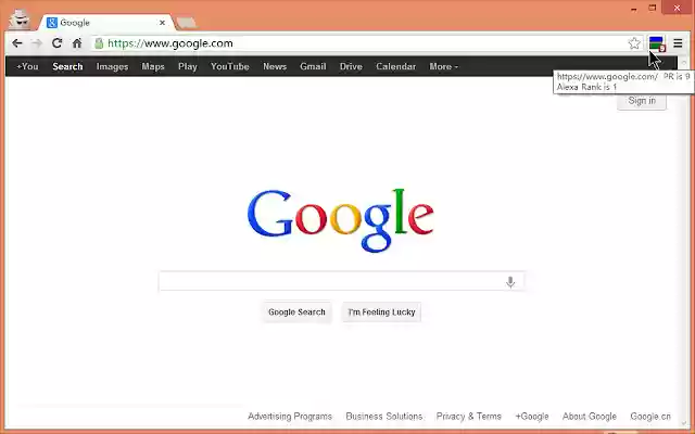 Chrome वेब स्टोर से AlexaRank और PageRank को OffiDocs Chromium online के साथ चलाया जाएगा