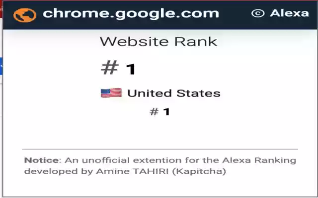 AlexaRanking from Chrome web store to be run with OffiDocs Chromium online AlexaRanking from Chrome web store to be run with OffiDocs Chromium online