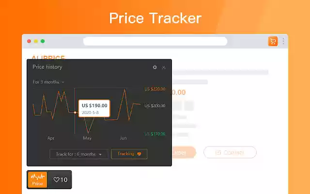 Alibaba price tracker  from Chrome web store to be run with OffiDocs Chromium online