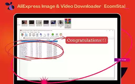 AliEx Image And Video Downloader | Ecomstal  from Chrome web store to be run with OffiDocs Chromium online
