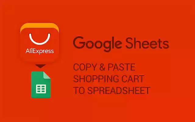 Aliexpress Cart 2 Excel  from Chrome web store to be run with OffiDocs Chromium online