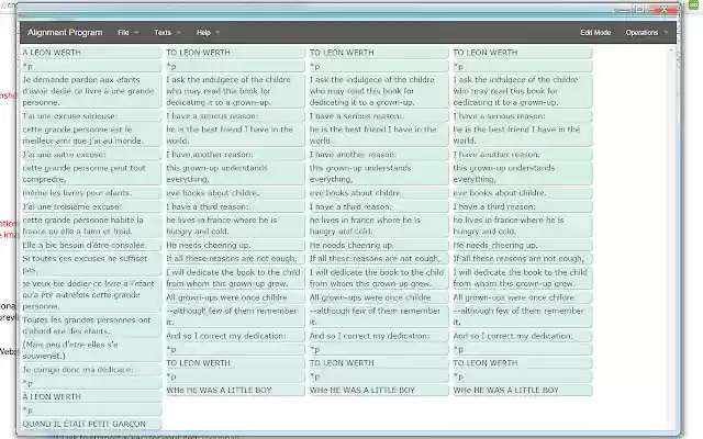 Alignment Program  from Chrome web store to be run with OffiDocs Chromium online