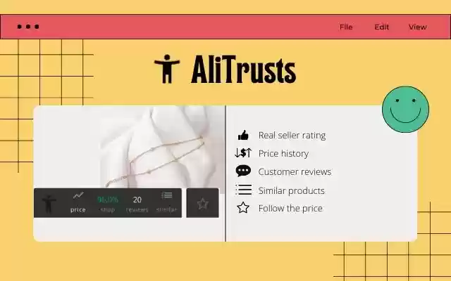 AliTrusts — Shopping Assistant on AliExpress  from Chrome web store to be run with OffiDocs Chromium online