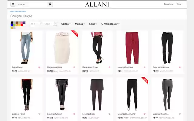 Allani.com.br Widget mula sa Chrome web store na tatakbo sa OffiDocs Chromium online