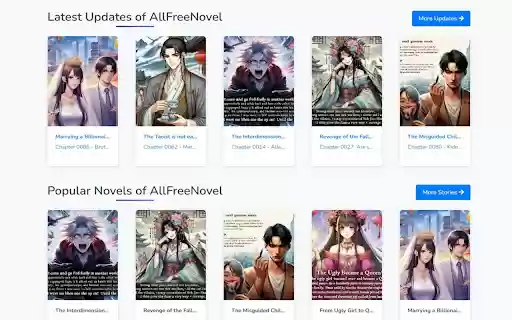 AllFreeNovel Updates  from Chrome web store to be run with OffiDocs Chromium online