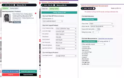 Allinone Extension by donvu  from Chrome web store to be run with OffiDocs Chromium online
