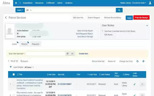 Alma Print Slip from Chrome web store to be run with OffiDocs Chromium online Alma Print Slip from Chrome web store to be run with OffiDocs Chromium online