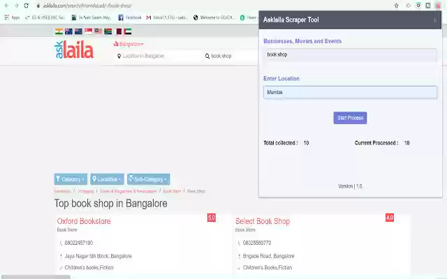 AL Scraper Tool  from Chrome web store to be run with OffiDocs Chromium online
