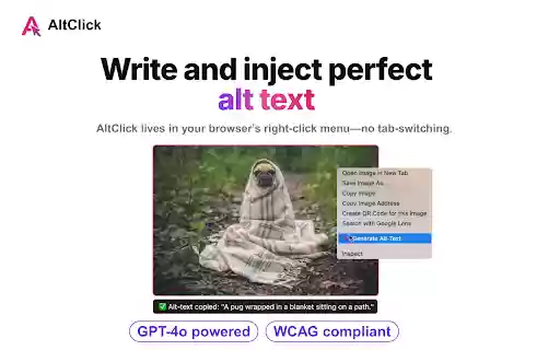 AltClick  from Chrome web store to be run with OffiDocs Chromium online